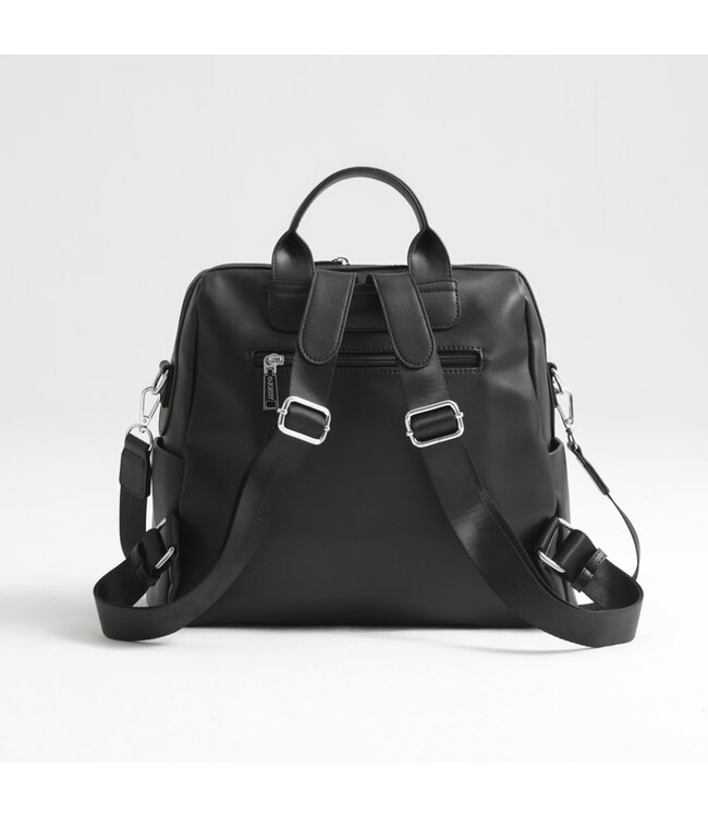 Joissy Joissy - Diaper bag and backpack 2in1 MINI - black/silver