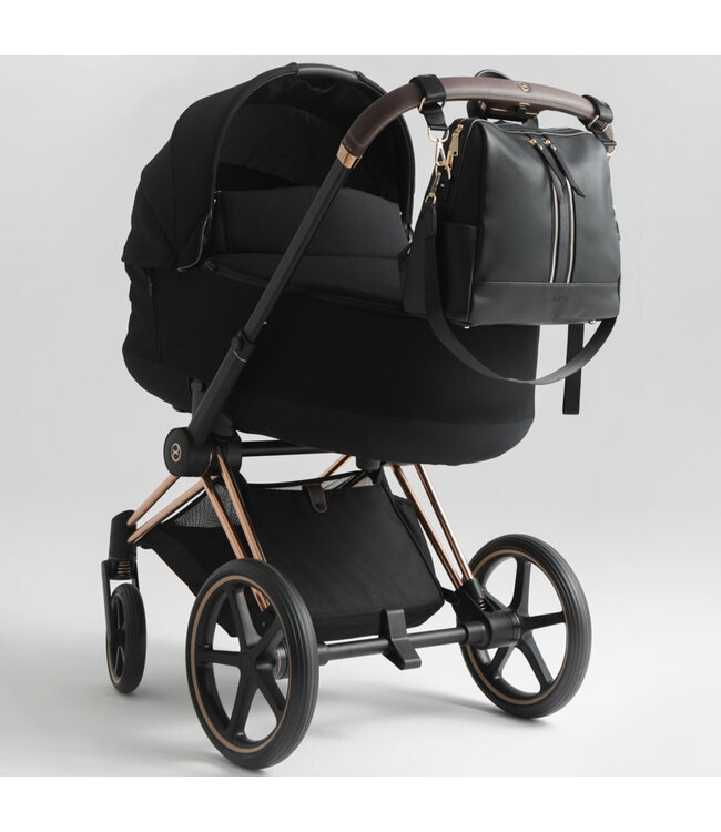 Joissy Joissy - Diaper bag and backpack 2in1 MINI - black/silver