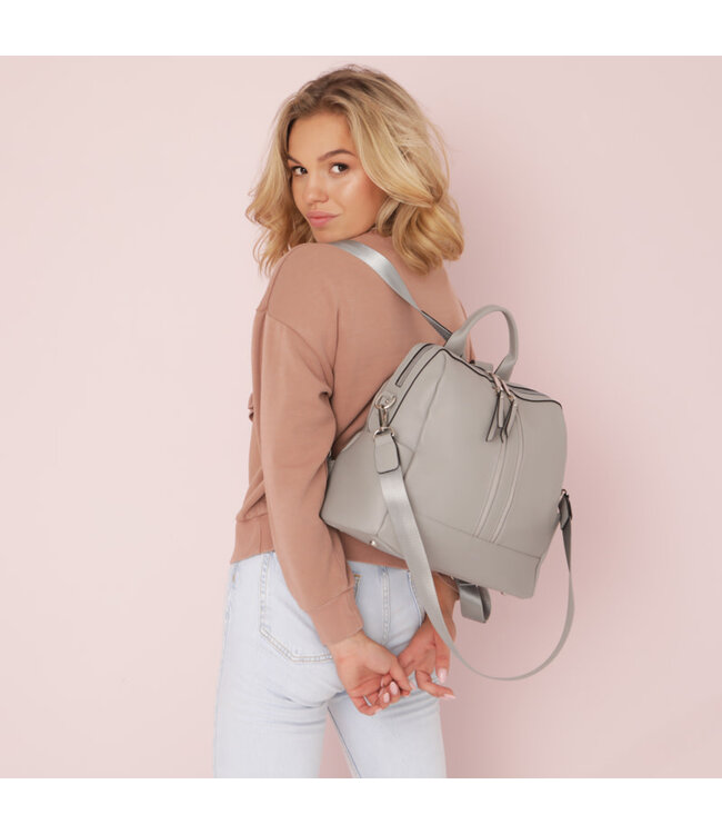 Joissy Joissy - Diaper bag and backpack 2in1 MINI - cool grey/silver