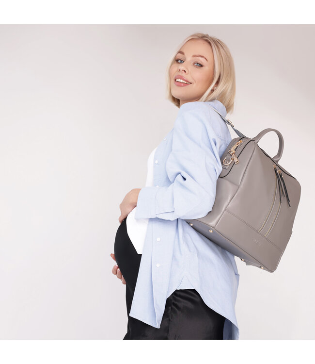 Joissy Joissy - Diaper bag and backpack 2in1 MINI - stone grey