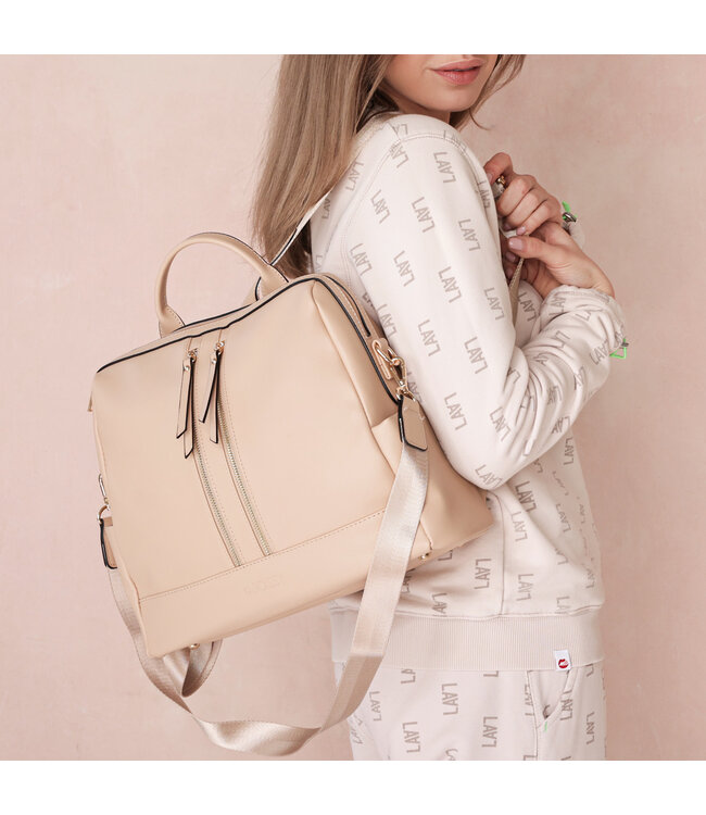 Joissy Joissy - Diaper bag and backpack 2in1 MINI - ivory cream