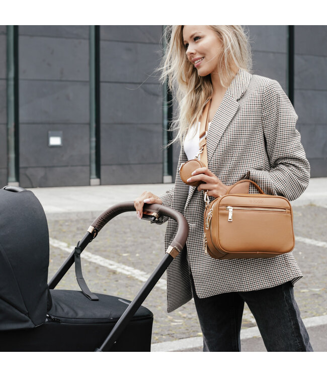 Joissy Joissy - Crossbody and stroller organizer 2in1 VERA                                                                             - caramel