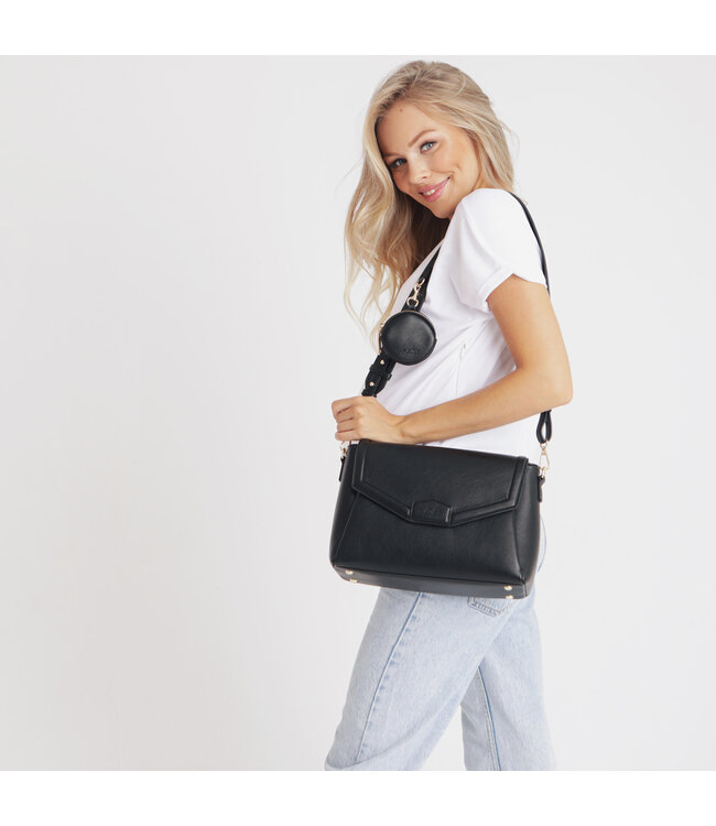 Joissy Joissy - Crossbody and stroller organizer 2in1 MIDI - black