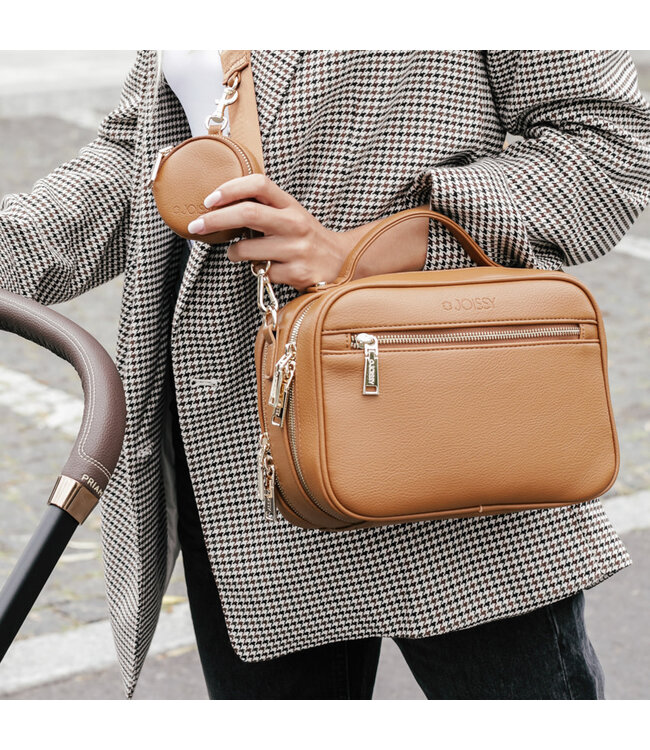 Joissy Joissy - Pacifier pocket CONNECT IT - caramel