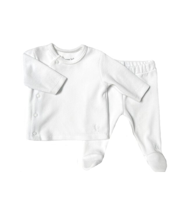 Poetree Kids Poetree Kids - Comfy Velours Baby Set Wit