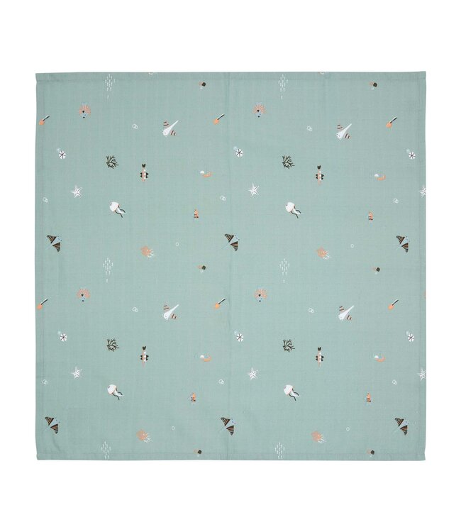 Bebejou Bebejou - Tetradoeken 70X70Cm (3 Stuks) Ocean Vibes