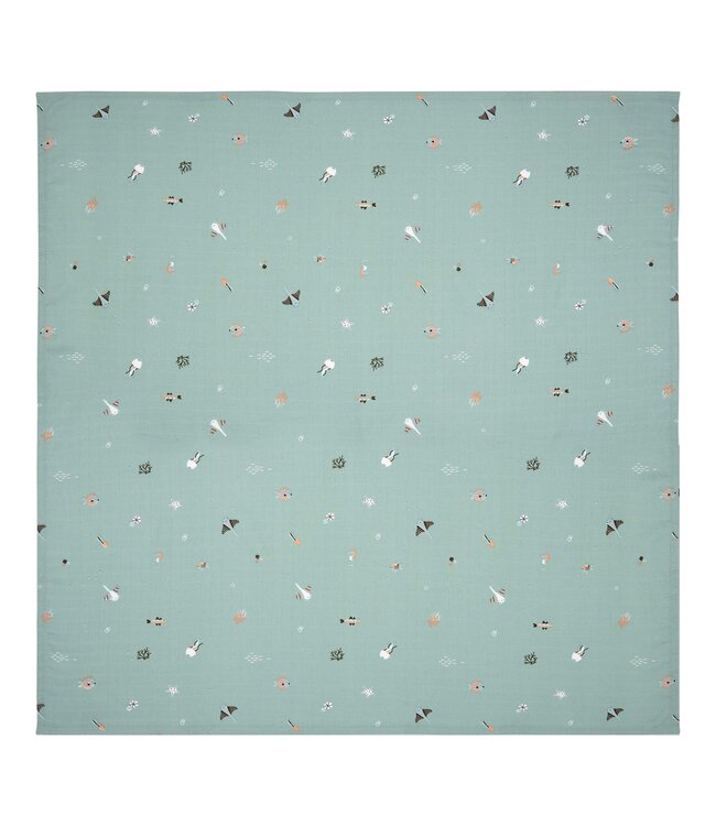 Bebejou Bebejou - Tetradoek 110X110Cm Ocean Vibes