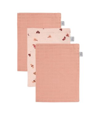 Bebejou Bebejou - Tetra Washandjes (3 Stuks) Sweet Butterfly