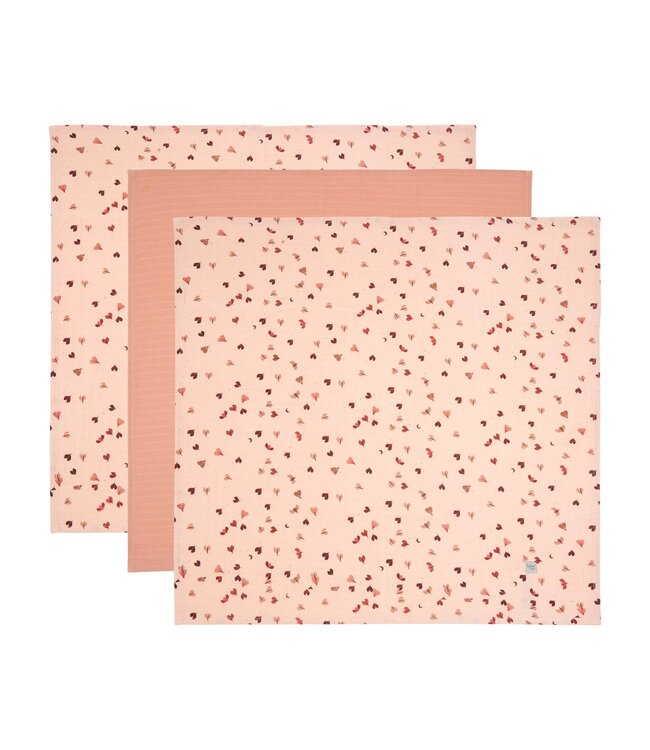 Bebejou Bebejou - Tetradoeken 70X70Cm (3 Stuks) Sweet Butterfly