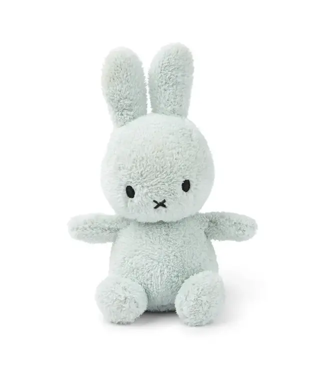 Nijntje - Miffy Nijntje - Miffy - Sitting Terry Soft Green - 23 cm