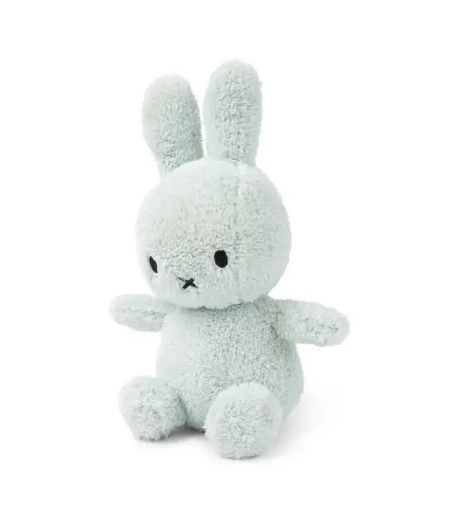 Nijntje - Miffy Nijntje - Miffy - Sitting Terry Soft Green - 23 cm