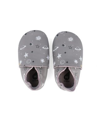 Bobux Bobux - Soft Soles - Outerspace Gull Grey - L