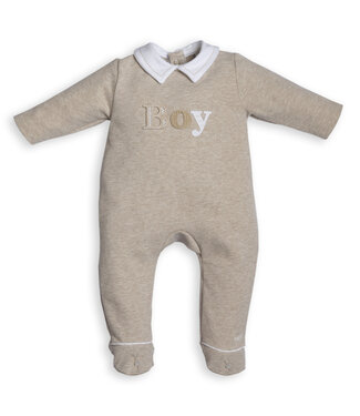 First First - BO B rompersuit BOY - beige