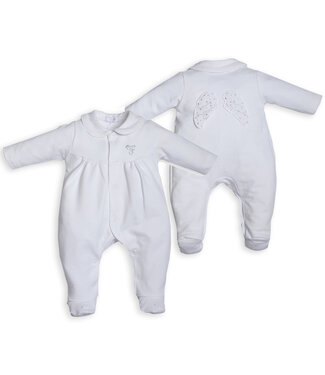 First First - ANGEL DELUXE rompersuit angel wings - white