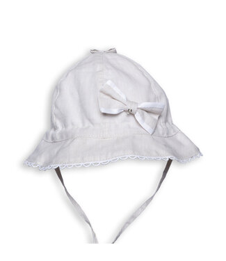 First First - Beige girls hat tulip - beige