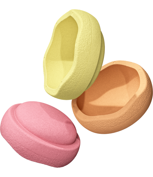 Stapelstein Stapelstein - ORIGINAL | Pastel Warm | 3 | light red/light orange/light yellow