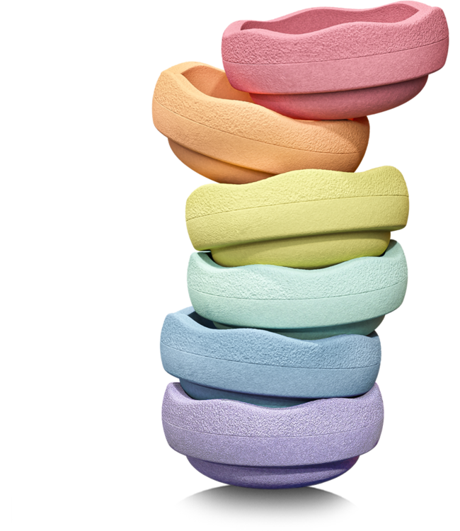 Stapelstein Stapelstein - ORIGINAL | Rainbow Pastel | 6