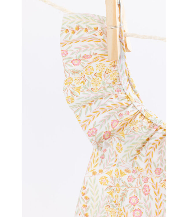 Tartine et Chocolat Tartine et Chocolat - Badpakje met bloemenmotief - geel/roze