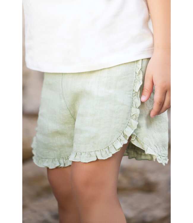 Tartine et Chocolat Tartine et Chocolat - Short met frul - Khaki