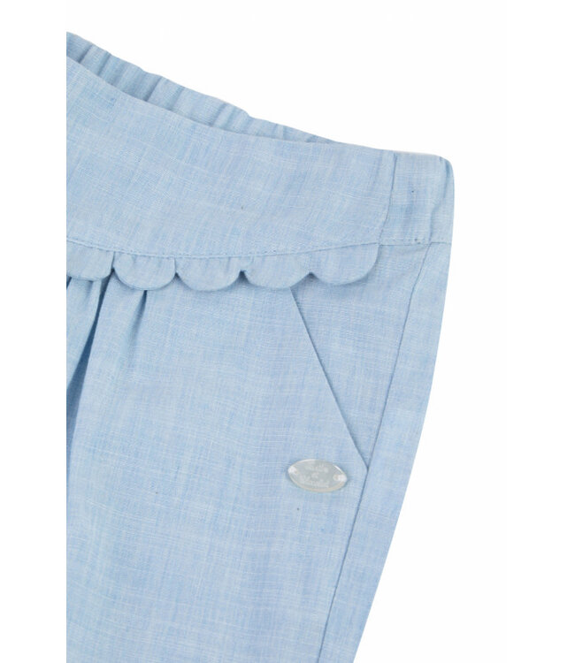 Tartine et Chocolat Tartine et Chocolat - Broek met detail - licht blauw