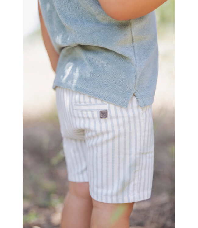Tartine et Chocolat Tartine et Chocolat - Short met strepen - groen/beige