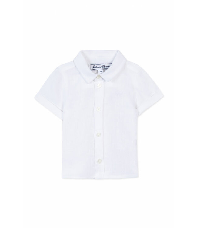 Tartine et Chocolat Tartine et Chocolat - Hemd korte mouwen - wit