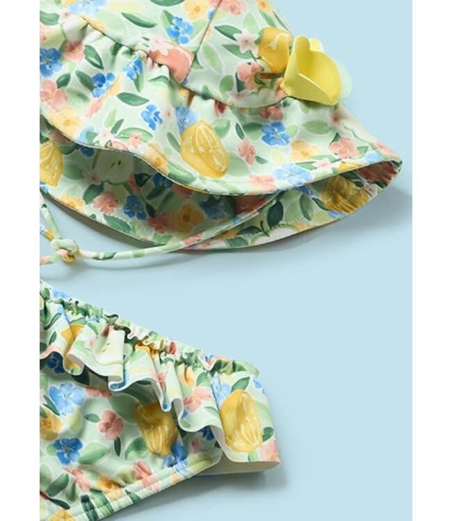 Mayoral Mayoral - Zwemset t-shirt, broekje + hoedje - Groen