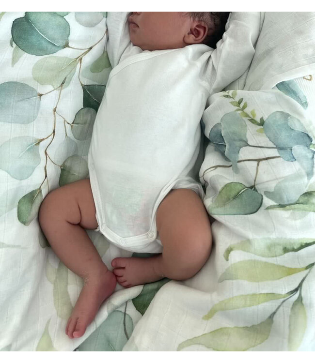 Poetree Kids Poetree Kids - Swaddle doek Botanical print