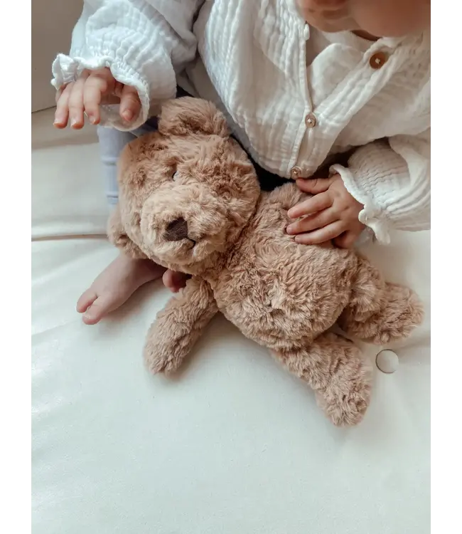 Flow Flow - Knuffel met hartslag - Lou bruin