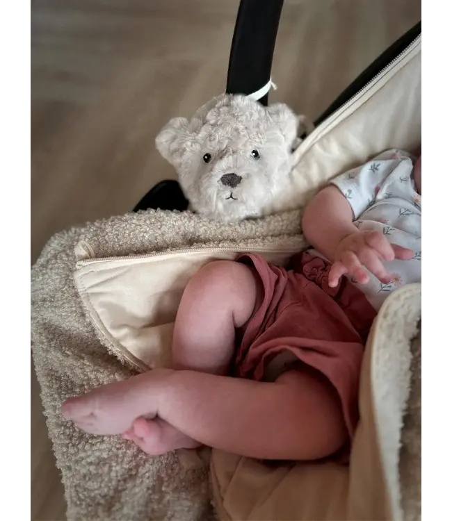 Flow Flow - On the go knuffel met hartslag - Lou beige