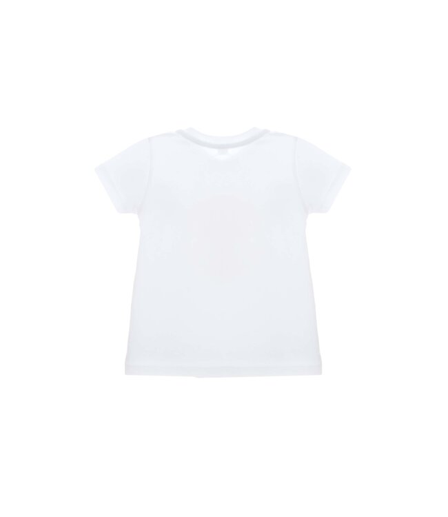 Patachou Patachou - Tshirt wereldkaart - Wit