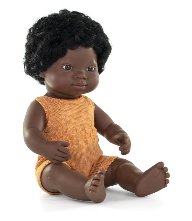 Miniland Miniland - Pop Afrikaans Meisje 38cm