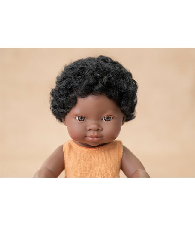 Miniland Miniland - Pop Afrikaans Meisje 38cm