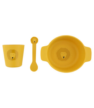 Trixie Trixie - Silicone first meal set - Mr. Lion