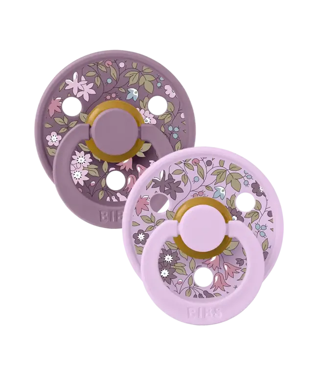 Bibs Bibs x Liberty - 2 Pack Chamomile lawn - Violet Mix - T2