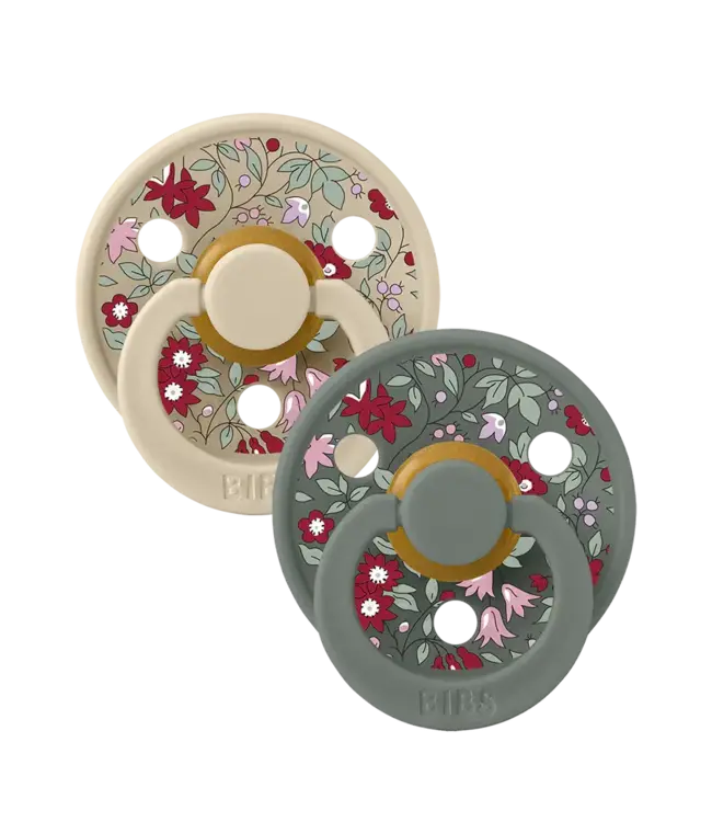 Bibs Bibs x Liberty - 2 Pack Chamomile lawn - Pine Mix - T2