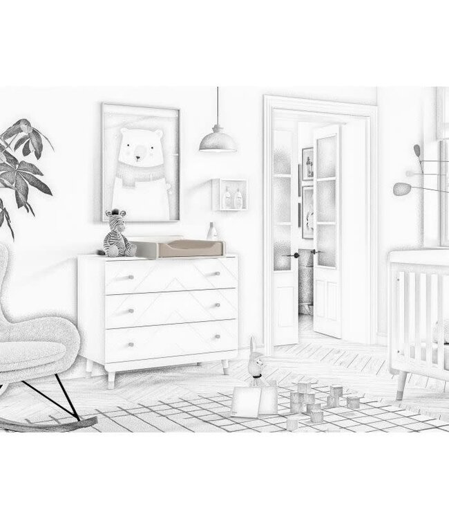 JAXX Jaxx - Billy Opzet Commode Satin White