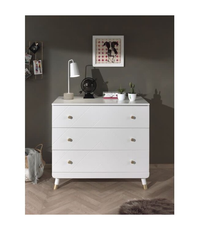 JAXX Jaxx - Billy Commode 3 Laden Wit