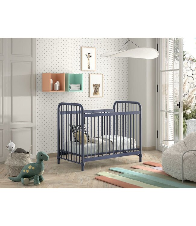 JAXX Jaxx - Bronxx Babybed Mat Blue Denim 60X120 Cm (Lattenbodem Inbegrepen)