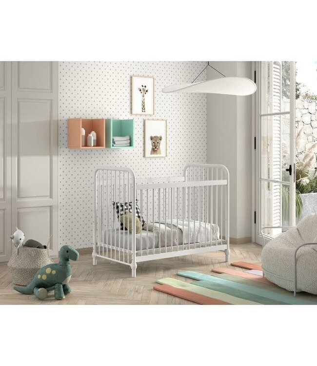 JAXX Jaxx - Bronxx Babybed Mat Wit 60X120 Cm (Lattenbodem Inbegrepen)