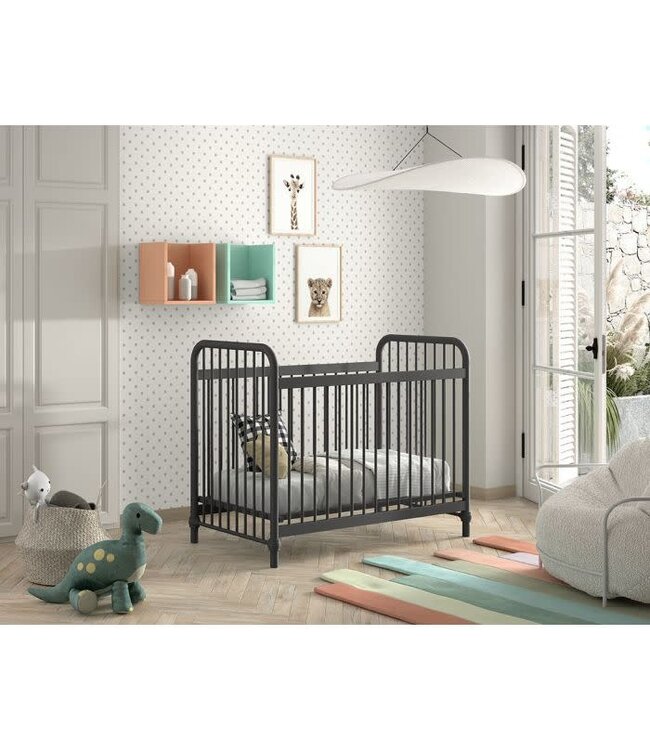 JAXX Jaxx - Bronxx Babybed Mat Zwart 60X120 Cm (Lattenbodem Inbegrepen)