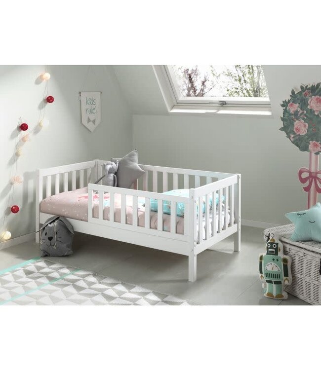JAXX Jaxx - Peuterbed 70 - 70X140 Cm Wit (Lattenbodem Inbegrepen)