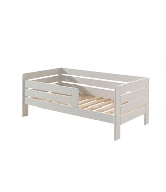 JAXX Jaxx - Peuterbed 71 - 70X140 Cm Wit (Lattenbodem Inbegrepen)