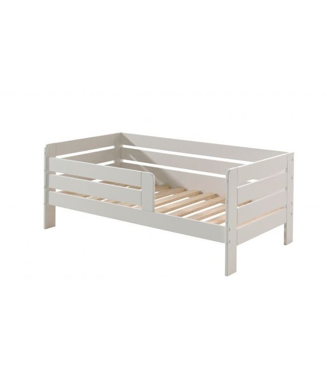 JAXX Jaxx - Peuterbed 71 - 70X140 Cm Wit (Lattenbodem Inbegrepen)
