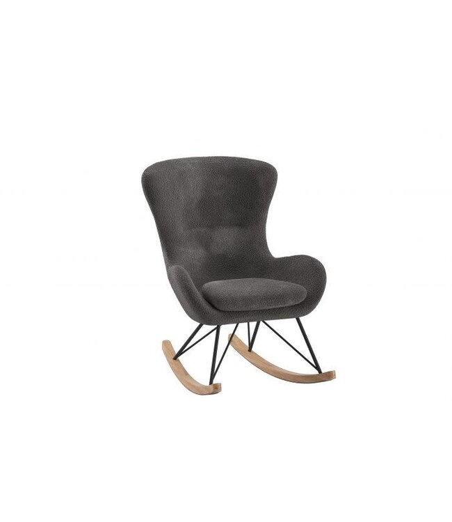 JAXX Jaxx - Rocky Schommelstoel Boucle Antraciet