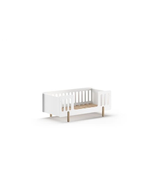 JAXX Jaxx - Smile Peuterbed 70X140 Cm Wit (Lattenbodem Inbegrepen)