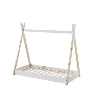 JAXX Jaxx - Tipi Bed 70X140 Cm Wit (Lattenbodem Inbegrepen)