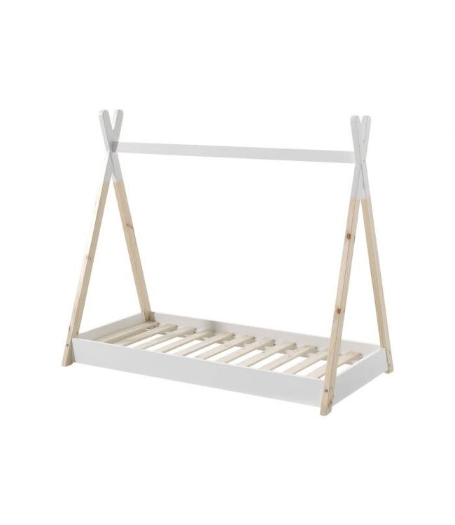 JAXX Jaxx - Tipi Bed 70X140 Cm Wit (Lattenbodem Inbegrepen)