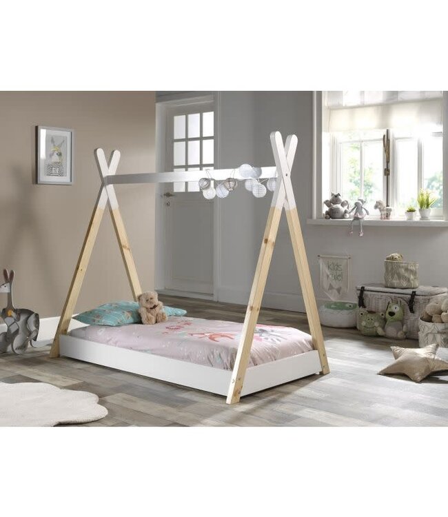 JAXX Jaxx - Tipi Bed 70X140 Cm Wit (Lattenbodem Inbegrepen)