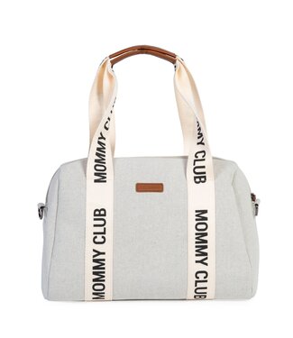 Childhome Childhome - Mommy Club Verzorgingstas - Signature - Canvas - Off White